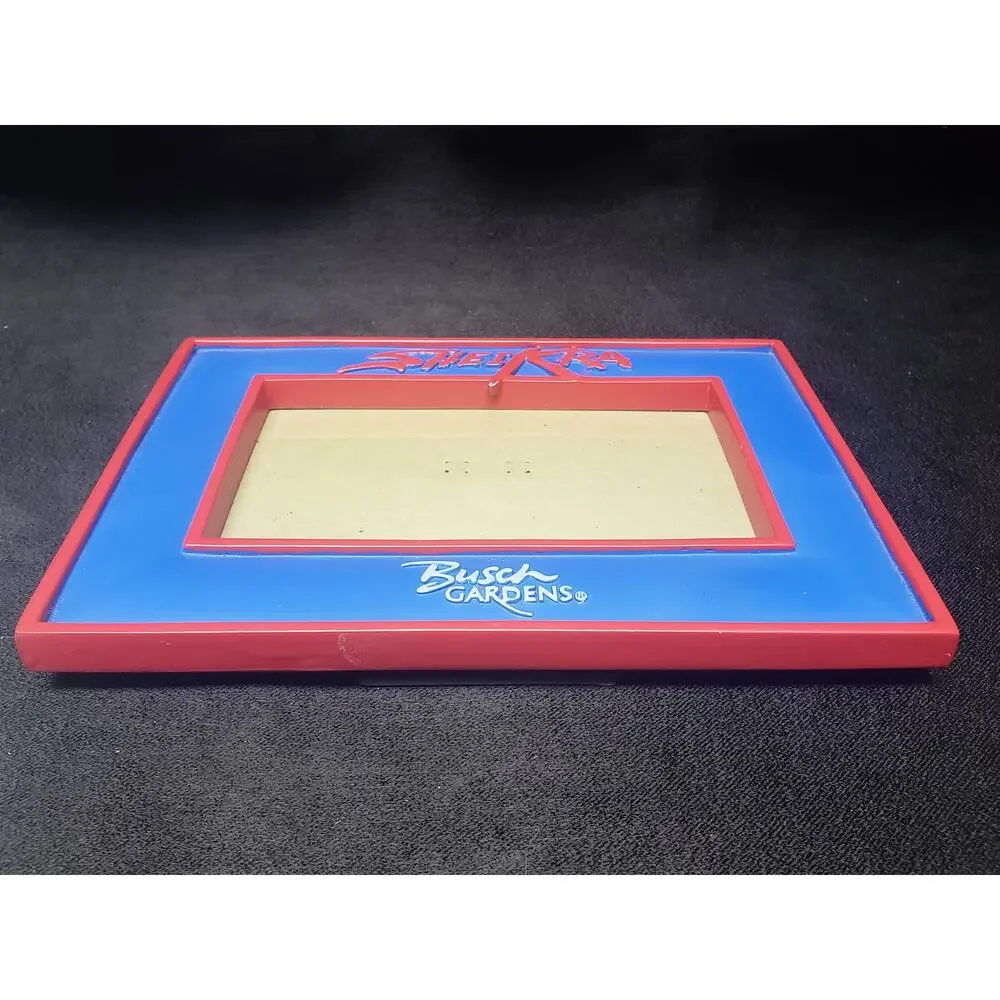 Sheikra Busch Gardens Red & Blue 4x6 Picture Frame Holder - Roller Coaster